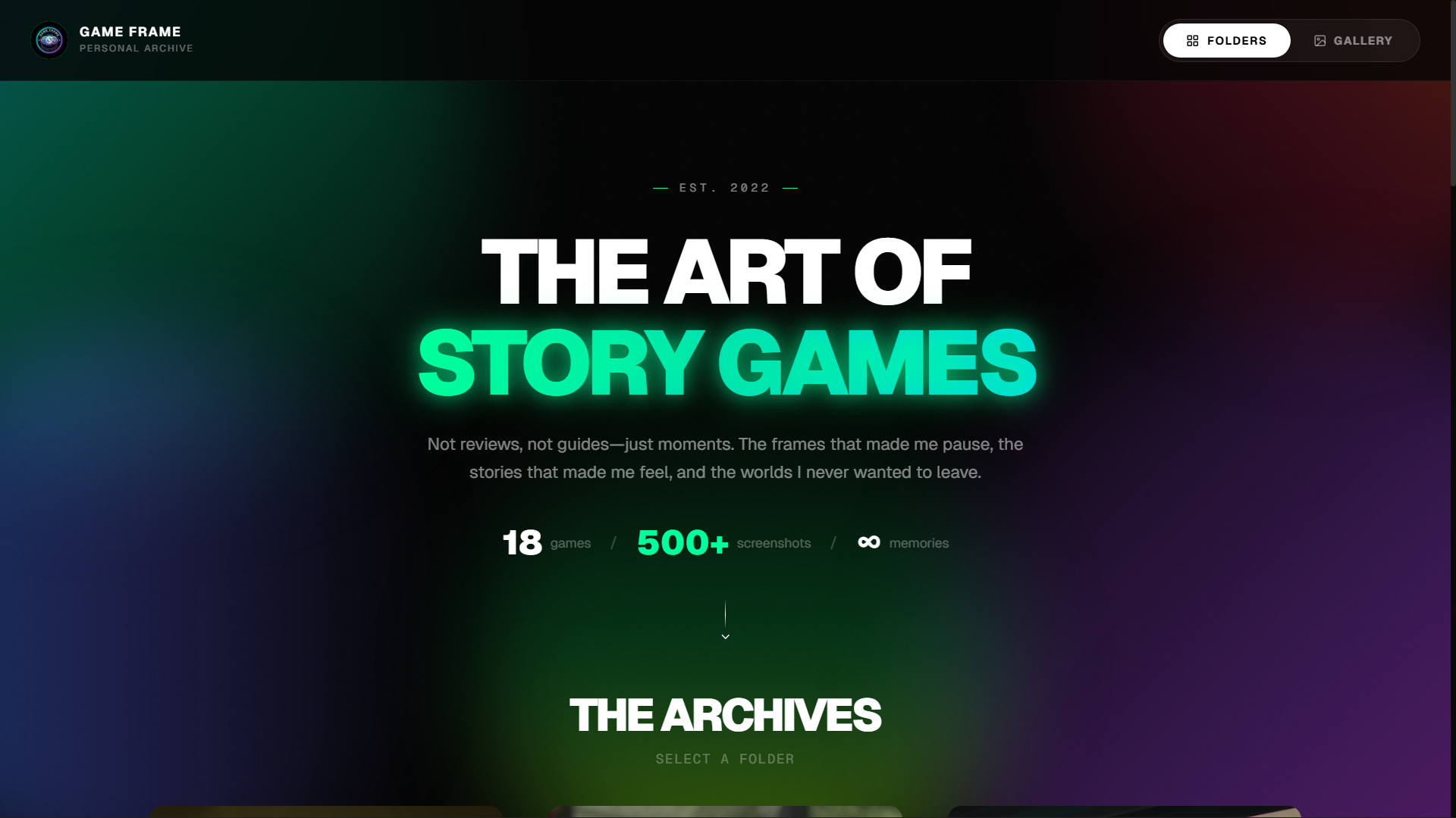 Games Frame